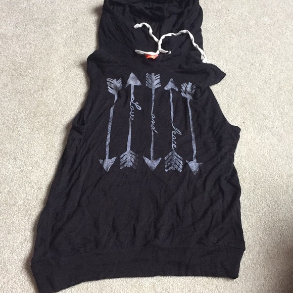 Sleeveless hooded top - Picture 5 of 6